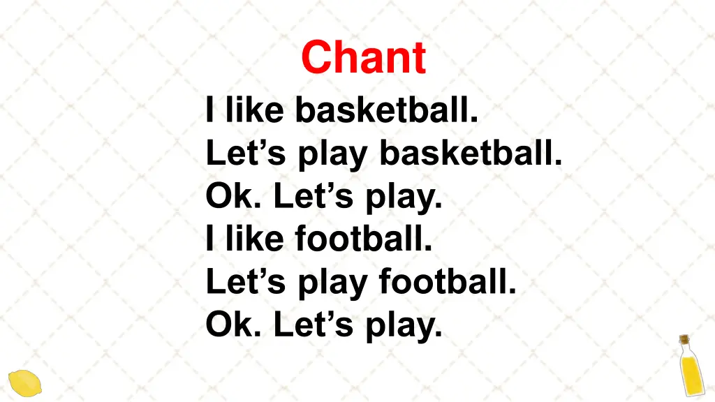 chant