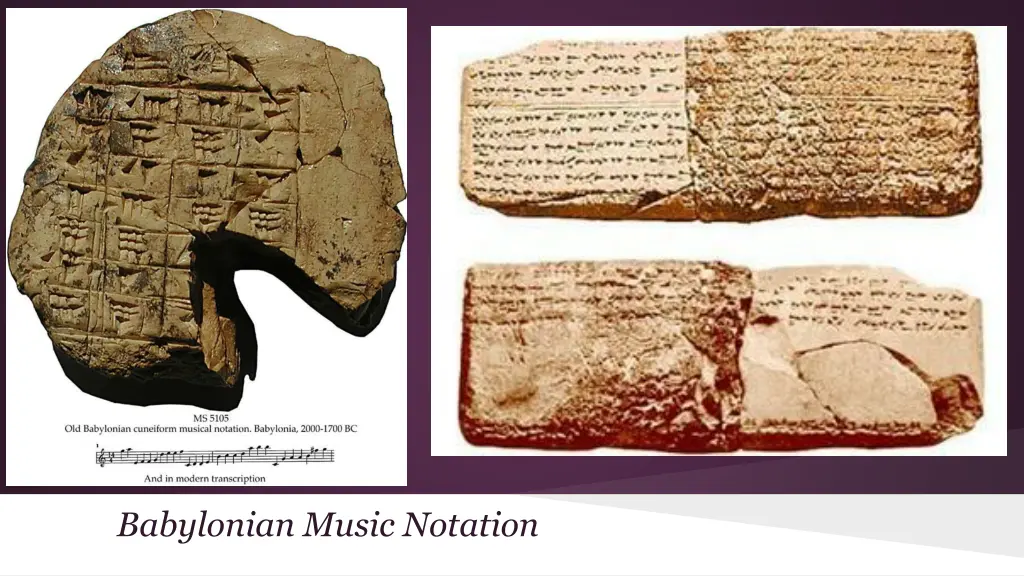 babylonian music notation