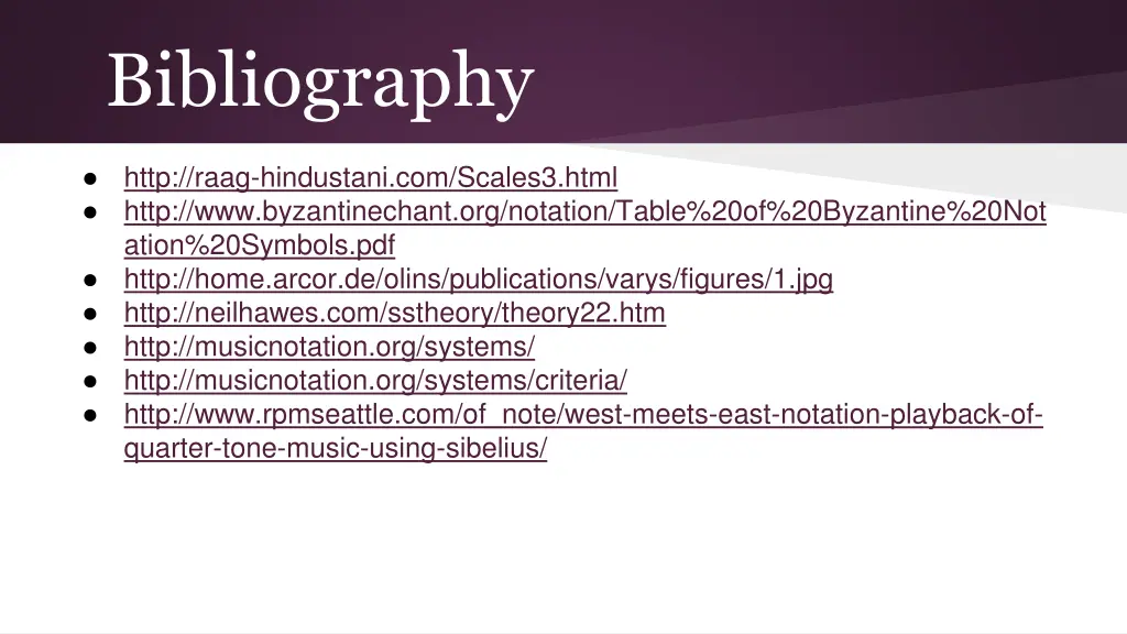 bibliography