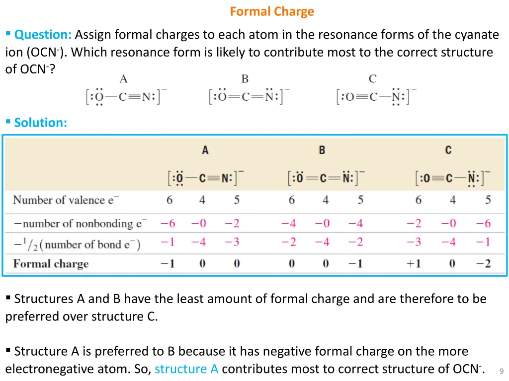 formal charge 1