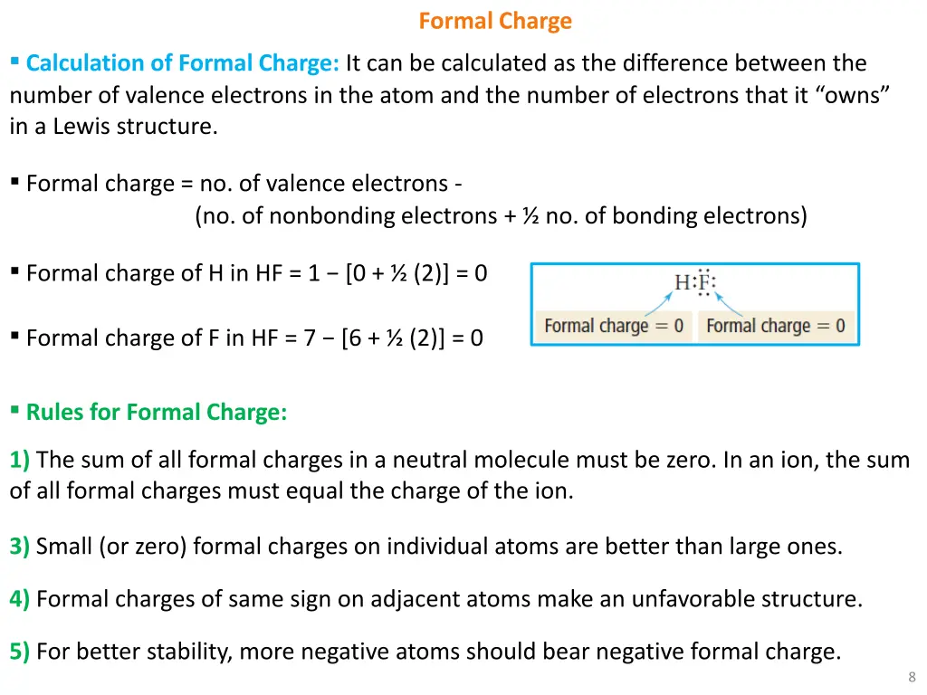 formal charge