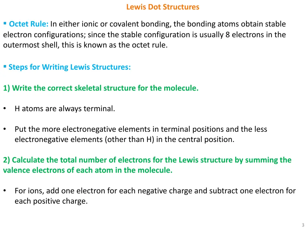 lewis dot structures 1