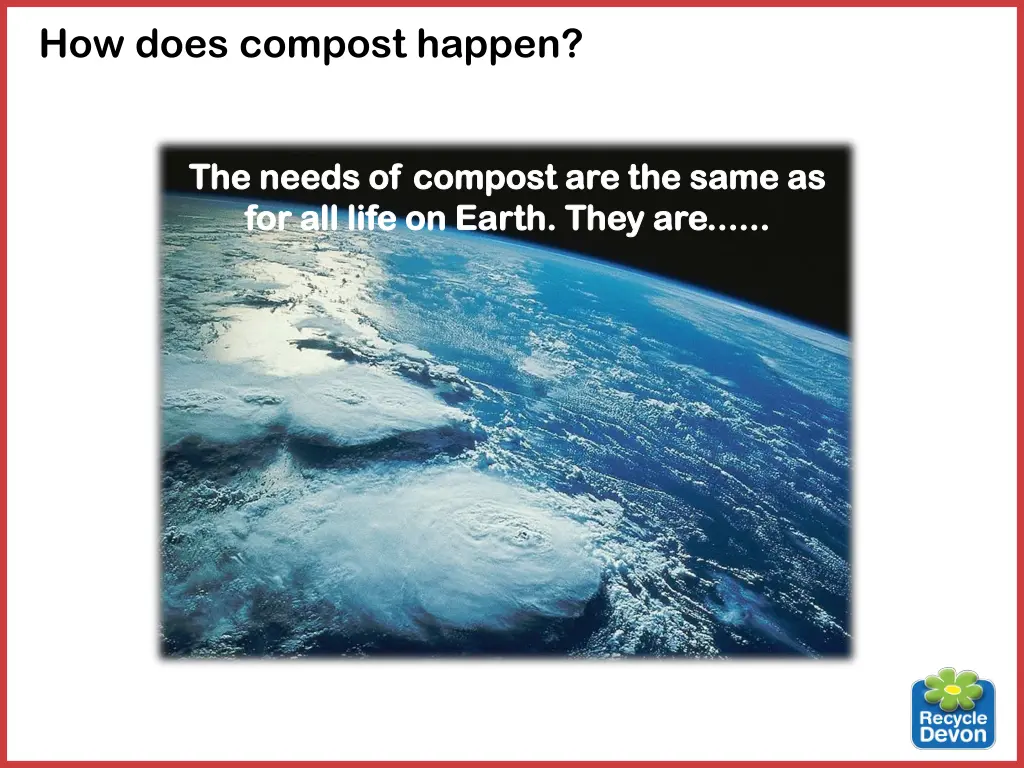 how does compost happen