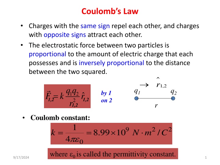 coulomb s law