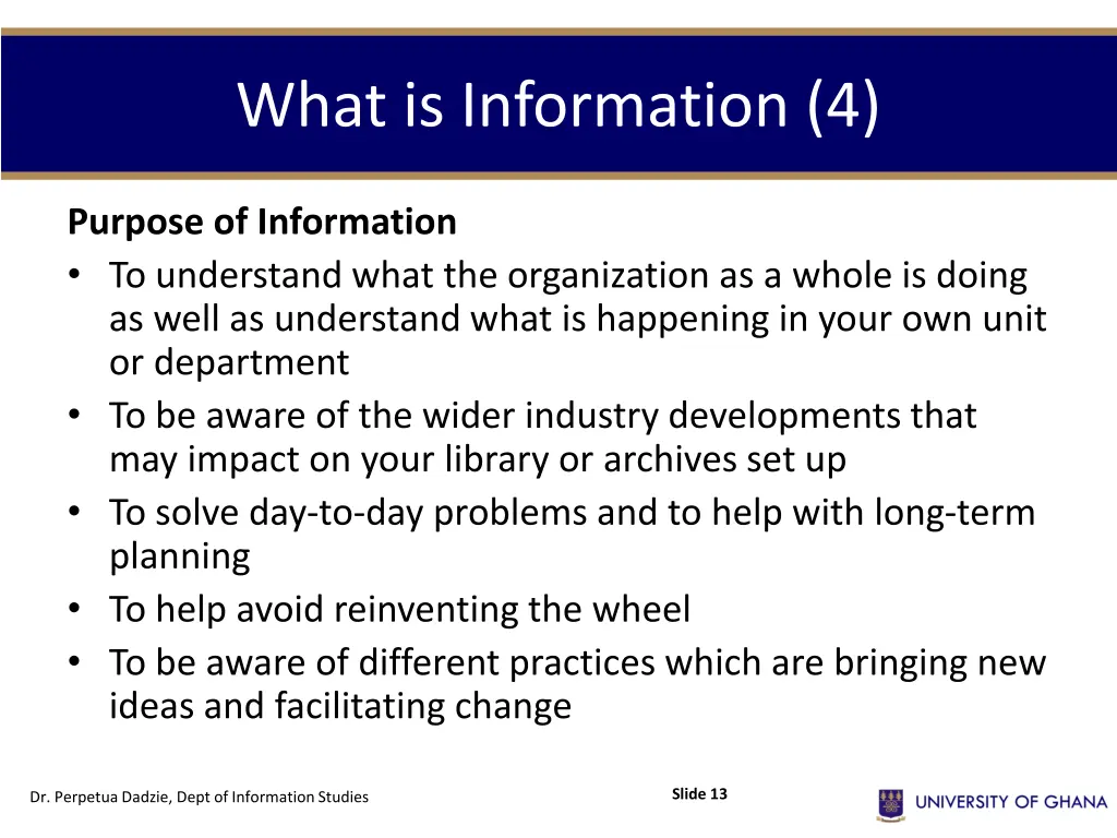 what is information 4