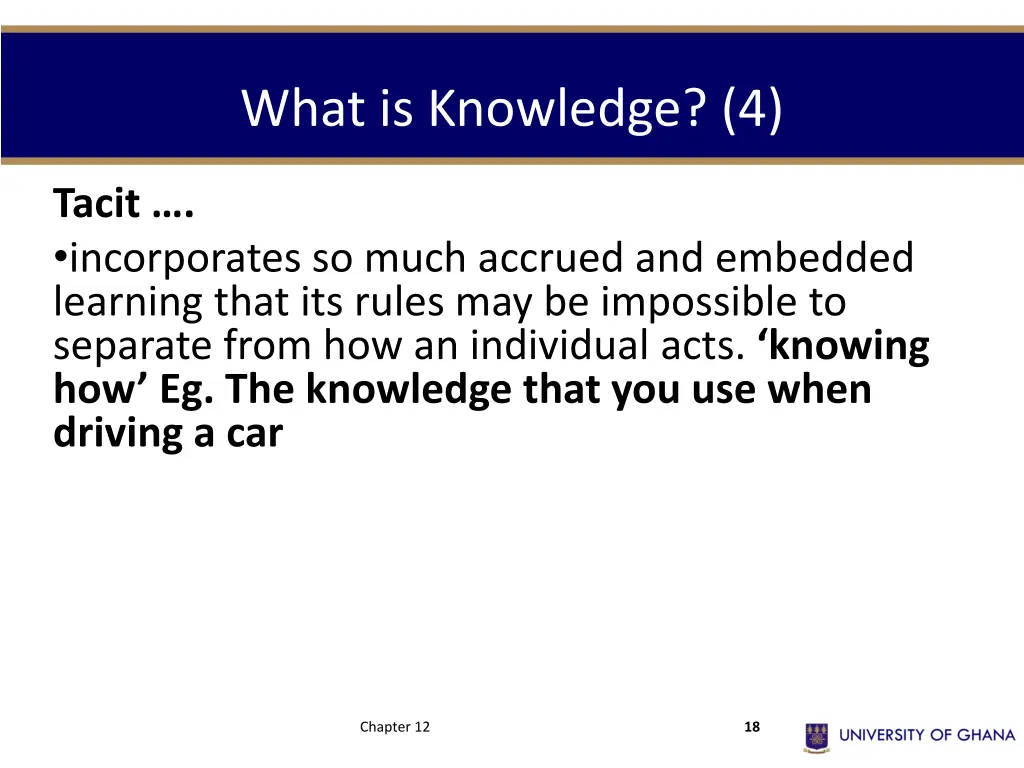 what is knowledge 4