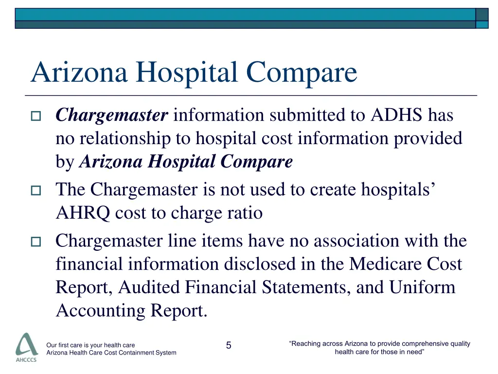 arizona hospital compare