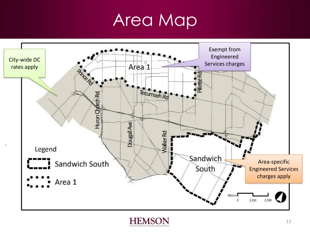 area map