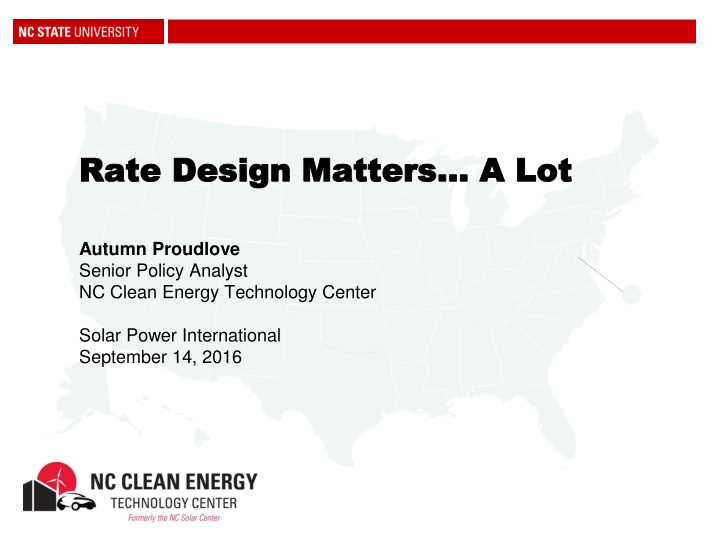 rate design matters a lot rate design matters