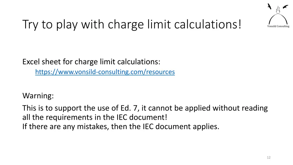 try to play with charge limit calculations