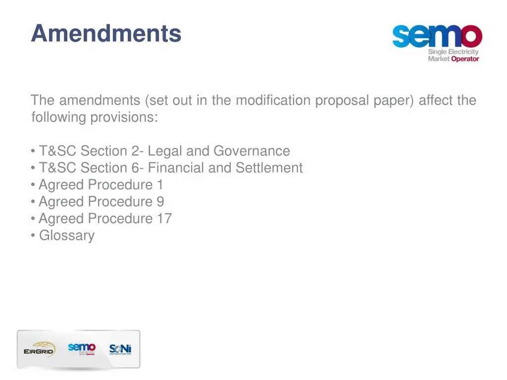 amendments