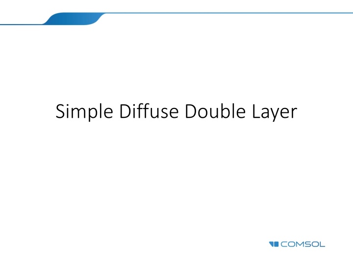 simple diffuse double layer