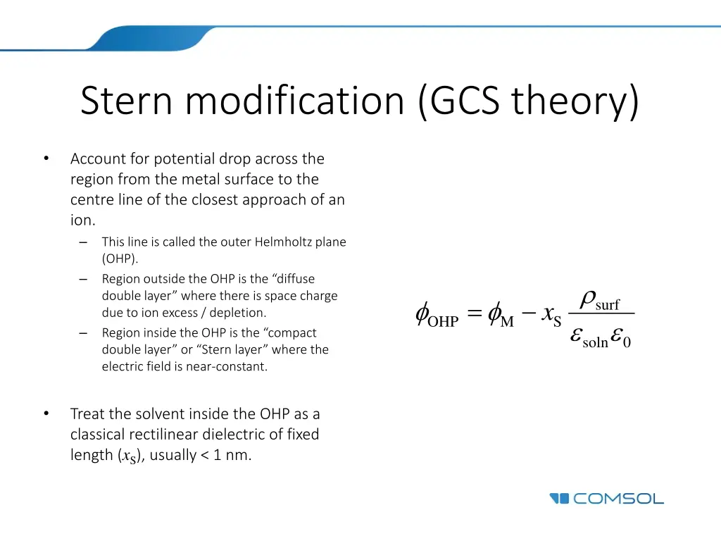 stern modification gcs theory