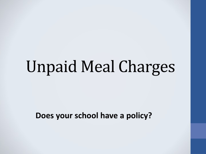 unpaid meal charges