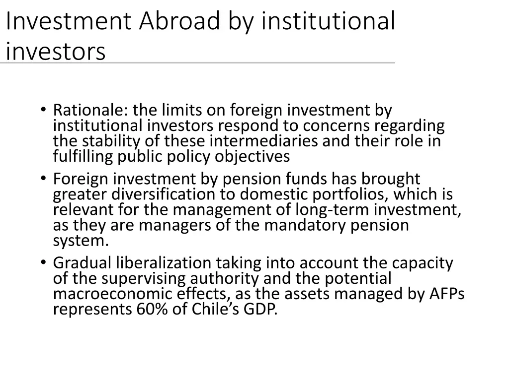 investment abroad by institutional investors 2