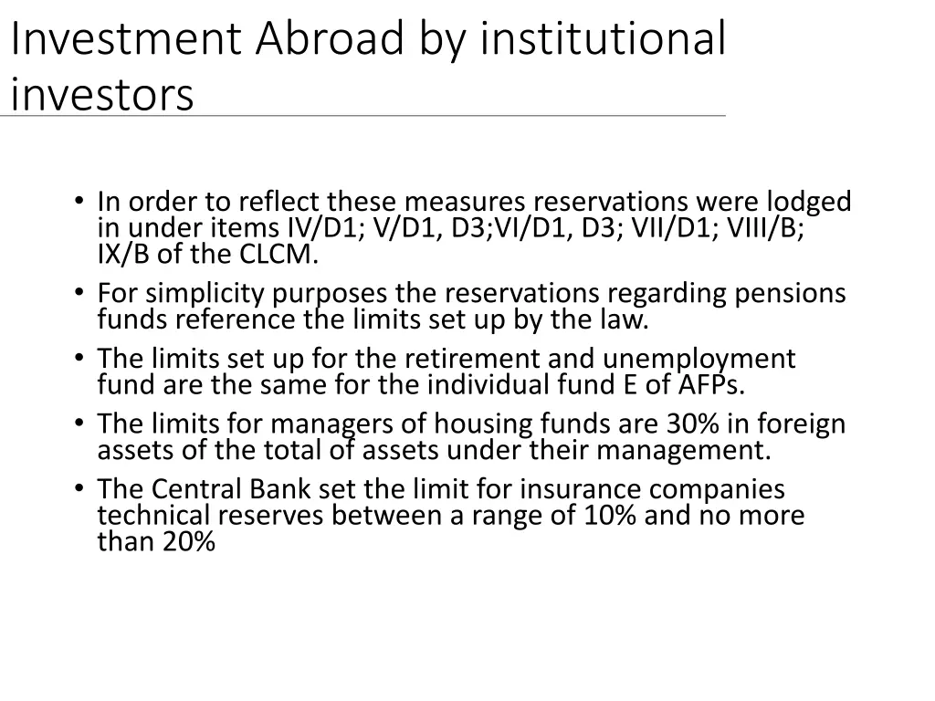 investment abroad by institutional investors 3