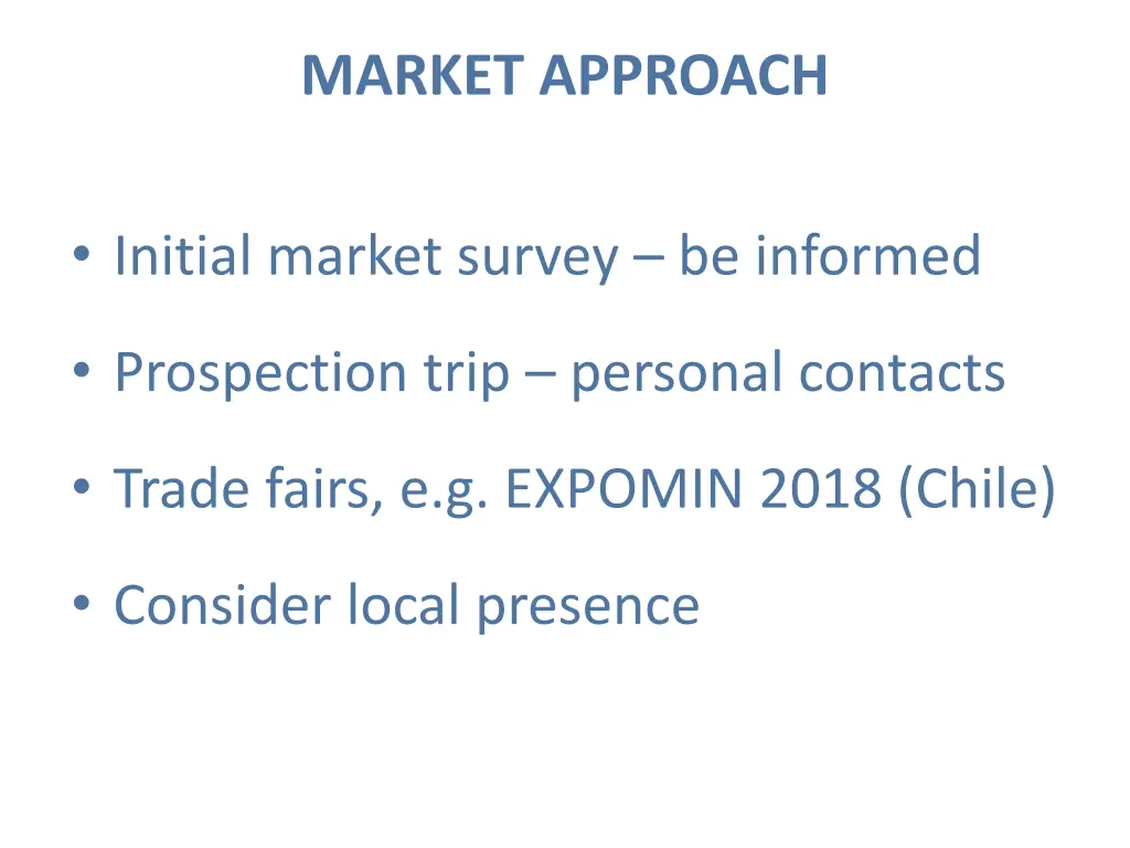 market approach