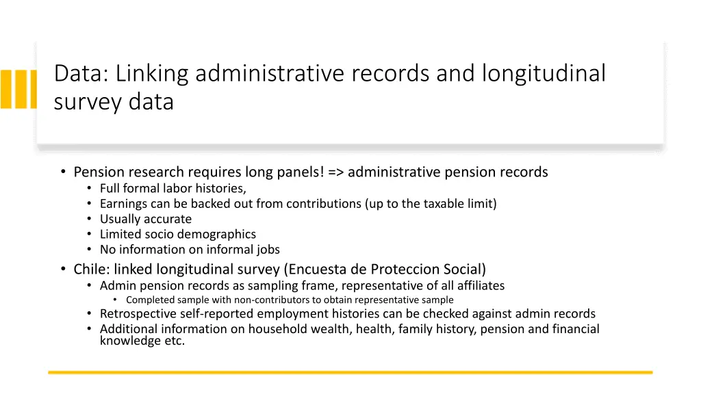 data linking administrative records