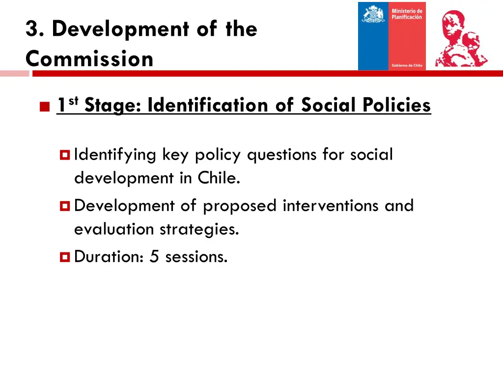 3 development of the commission