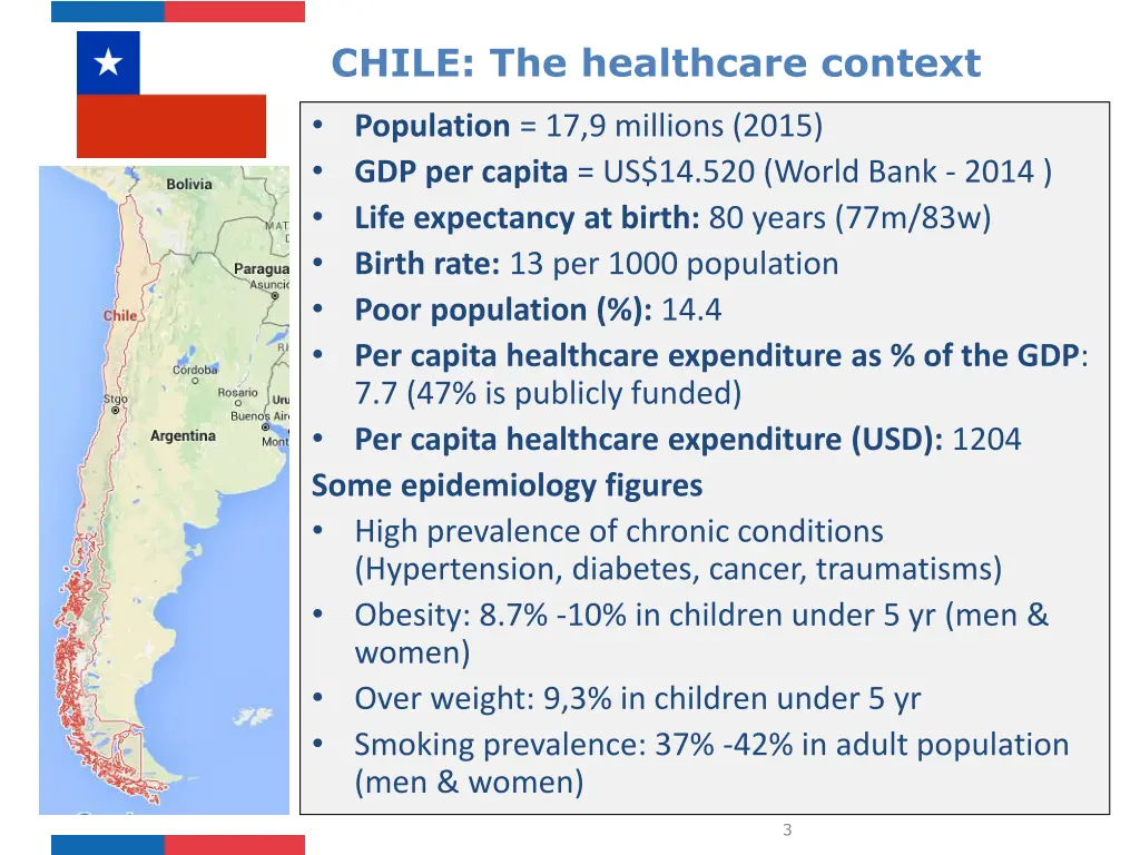 chile the healthcare context