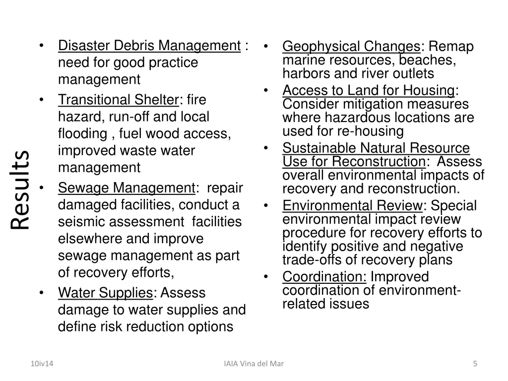 disaster debris management need for good practice