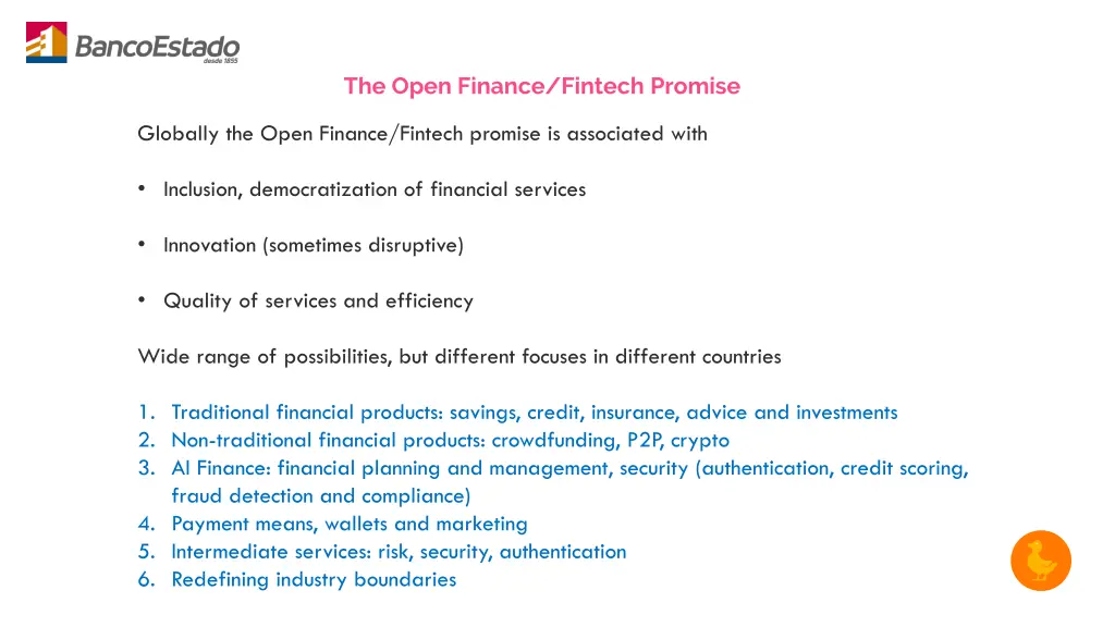 the open finance fintech promise