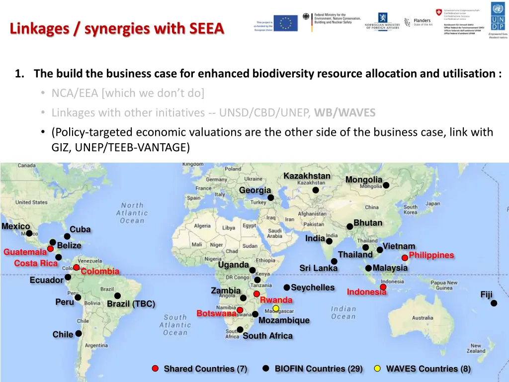 linkages synergies with seea 2