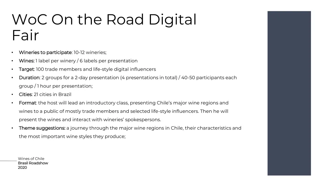 woc on the road digital fair