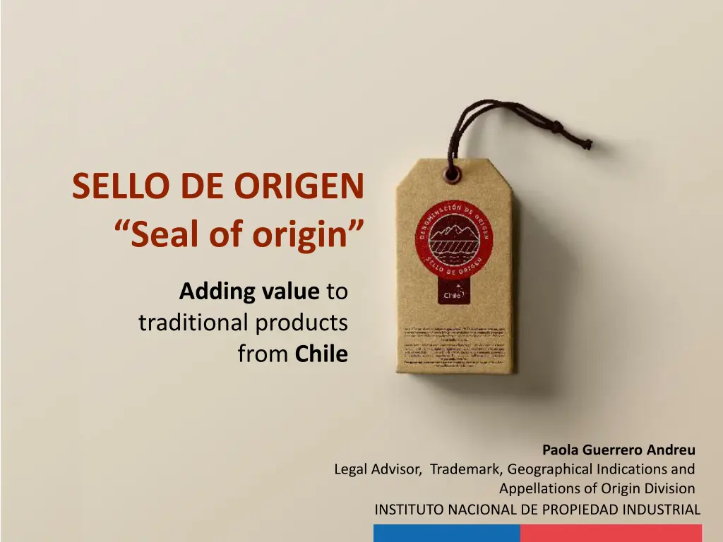 sello de origen seal of origin