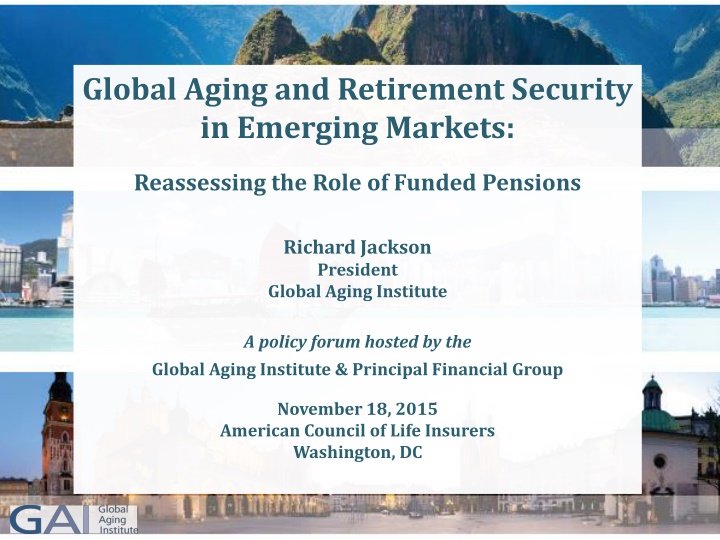 global aging and retirement security in emerging