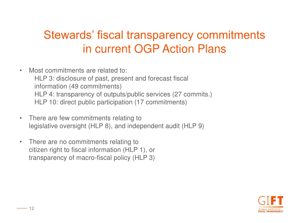 stewards fiscal transparency commitments