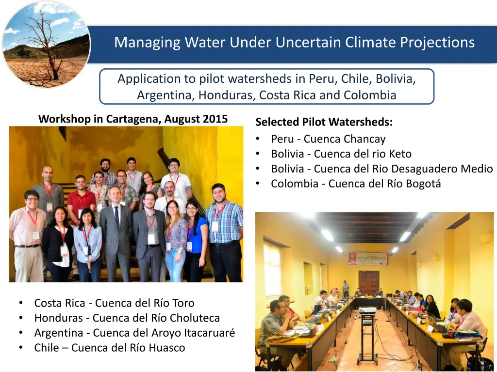 managing water under uncertain climate projections 1