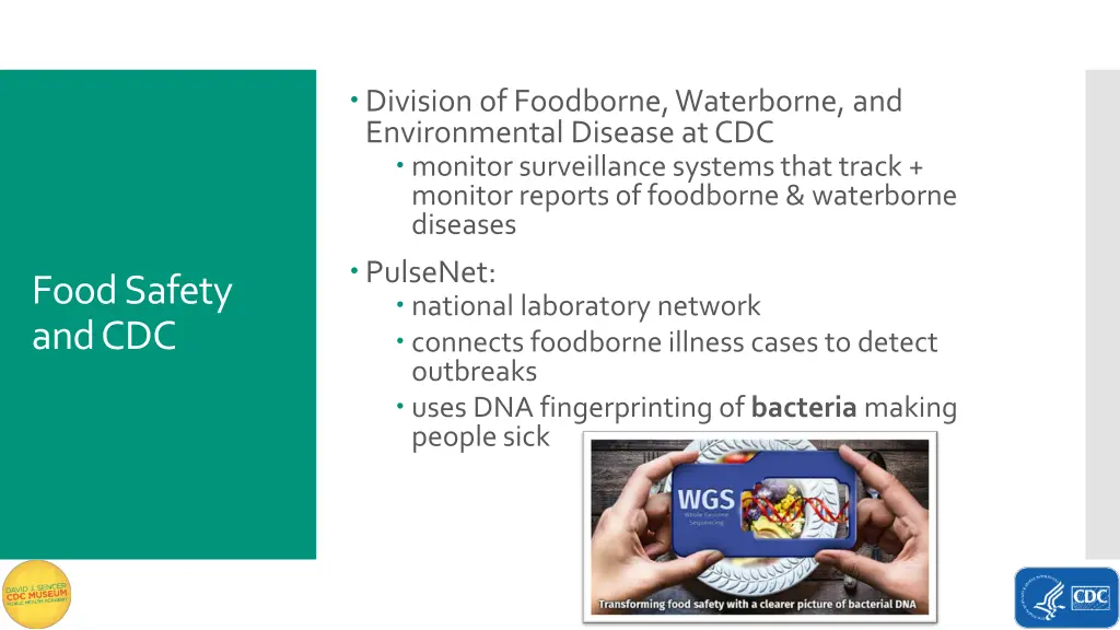 division of foodborne waterborne