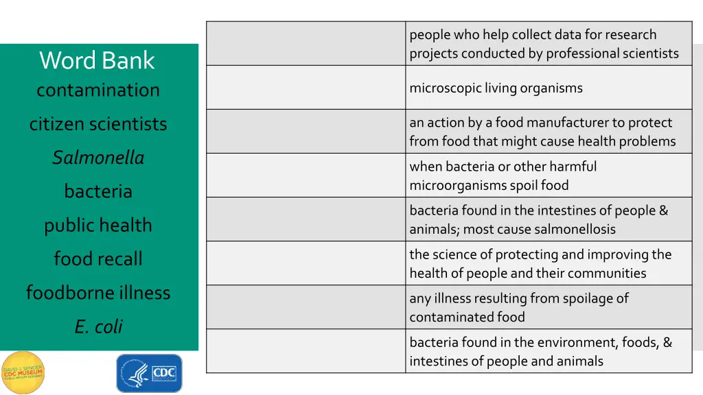 people who help collect data for research