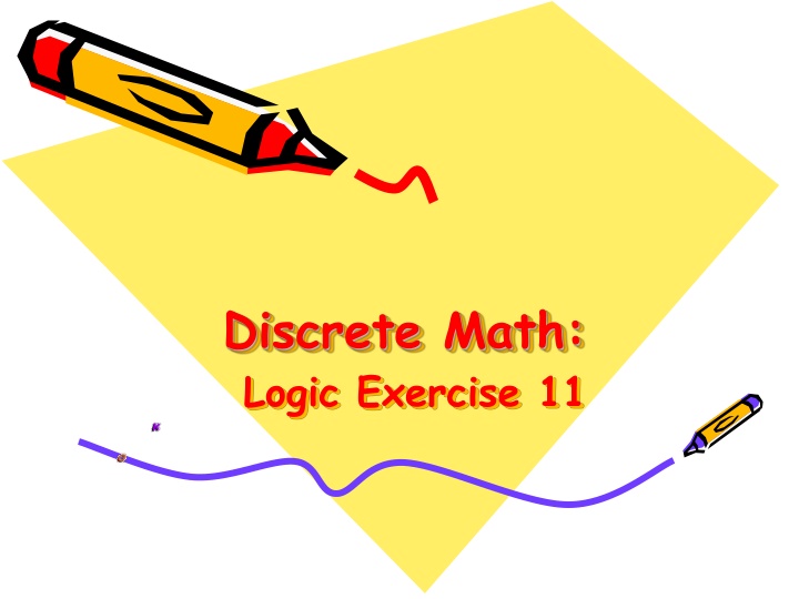 discrete math logic exercise 11