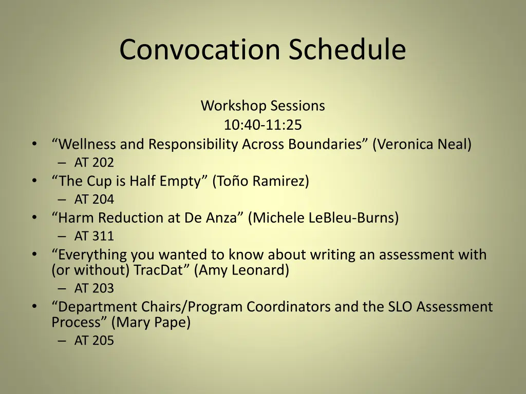 convocation schedule 2