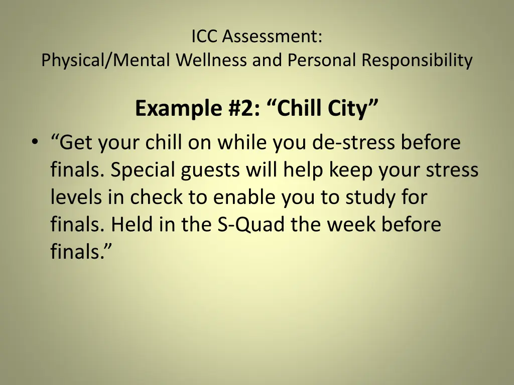 icc assessment 10