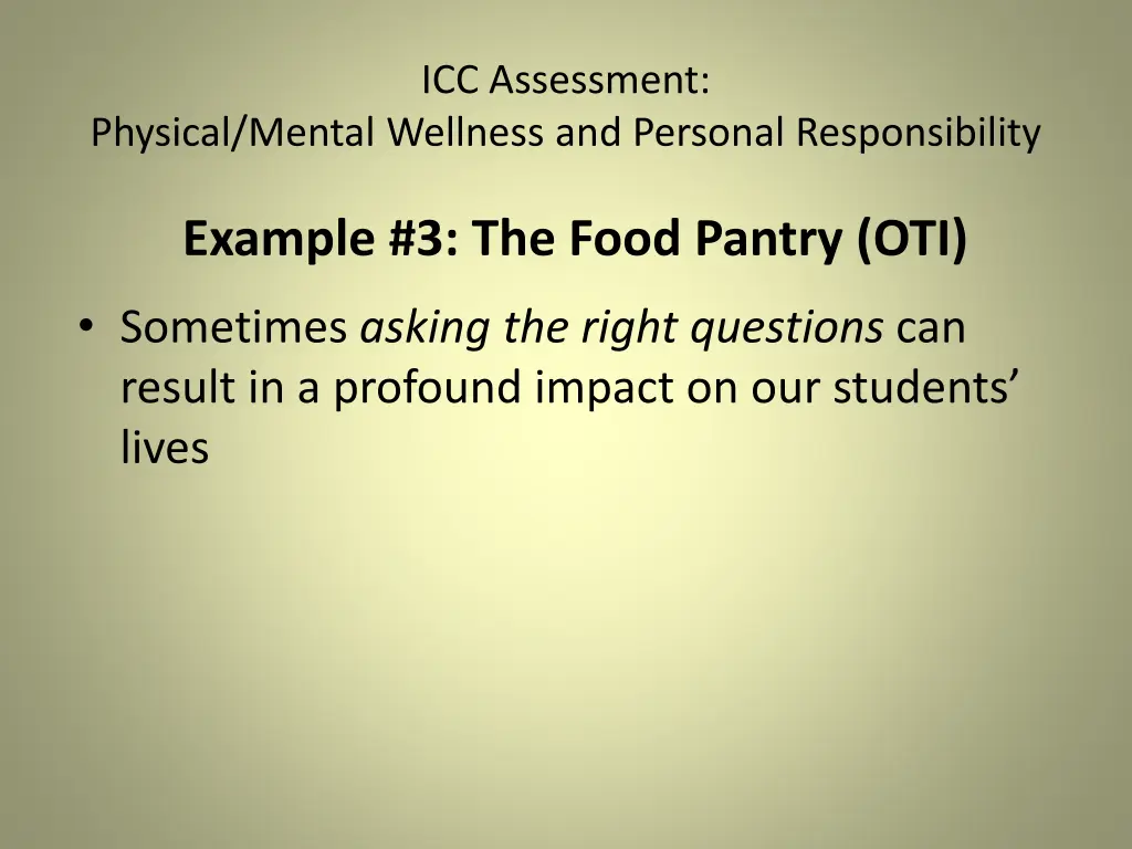 icc assessment 13