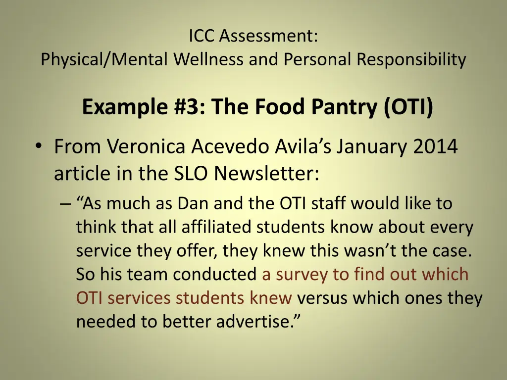 icc assessment 14