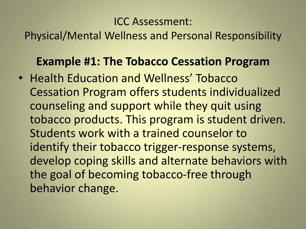 icc assessment 2