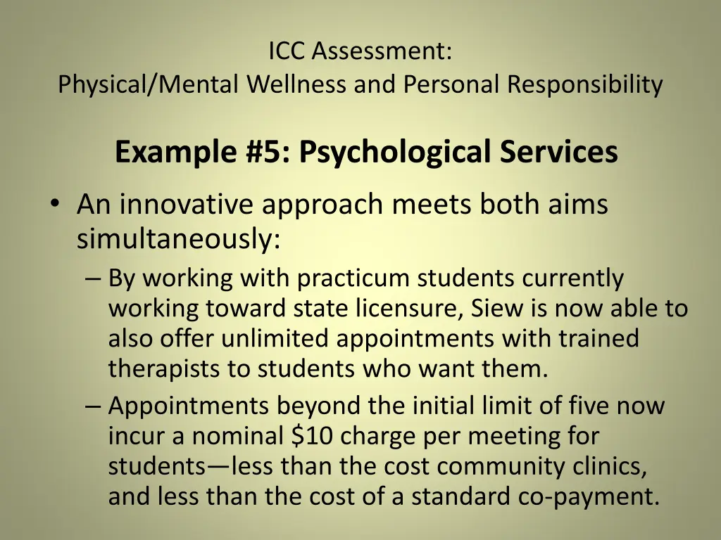 icc assessment 23