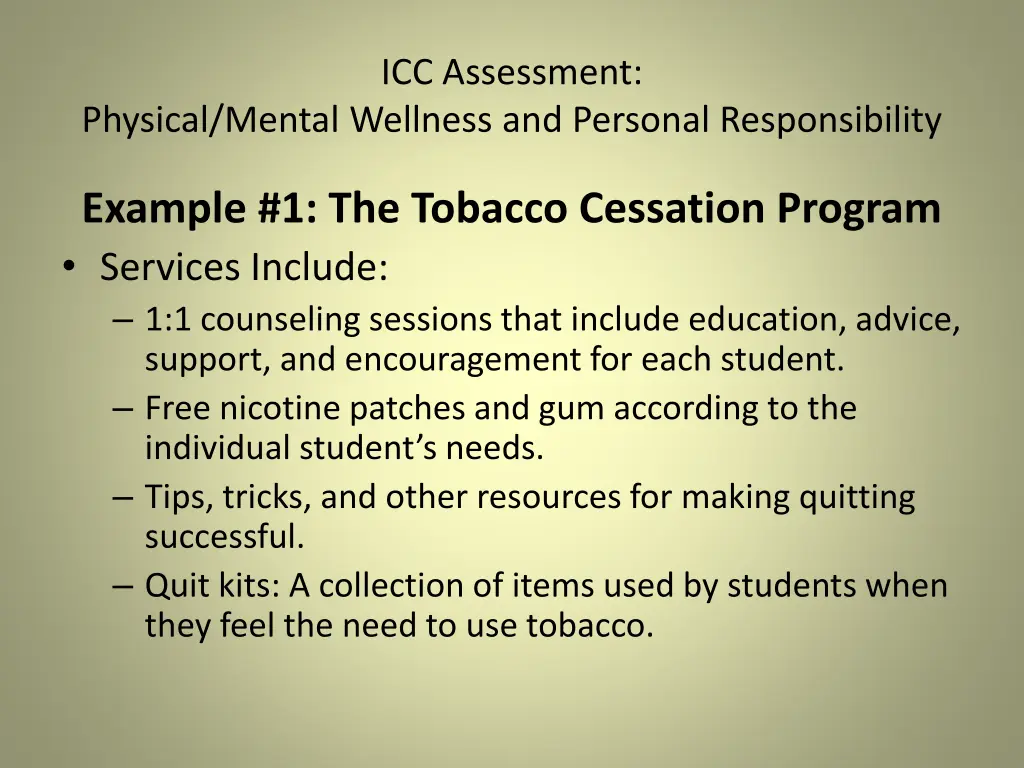 icc assessment 3