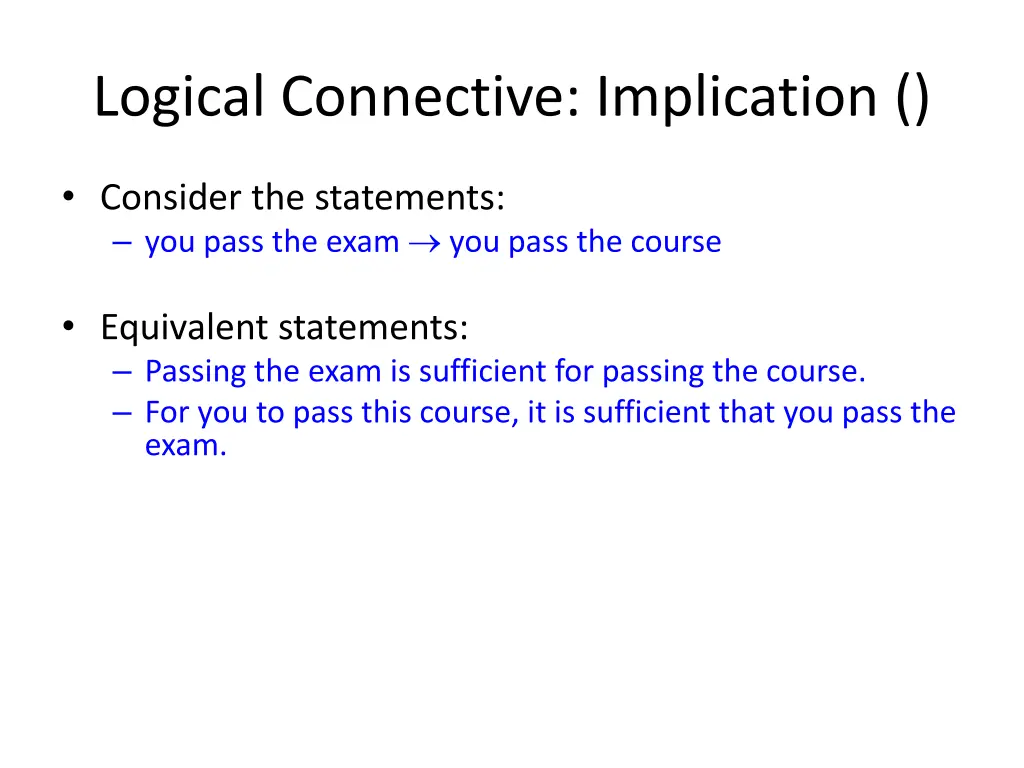 logical connective implication