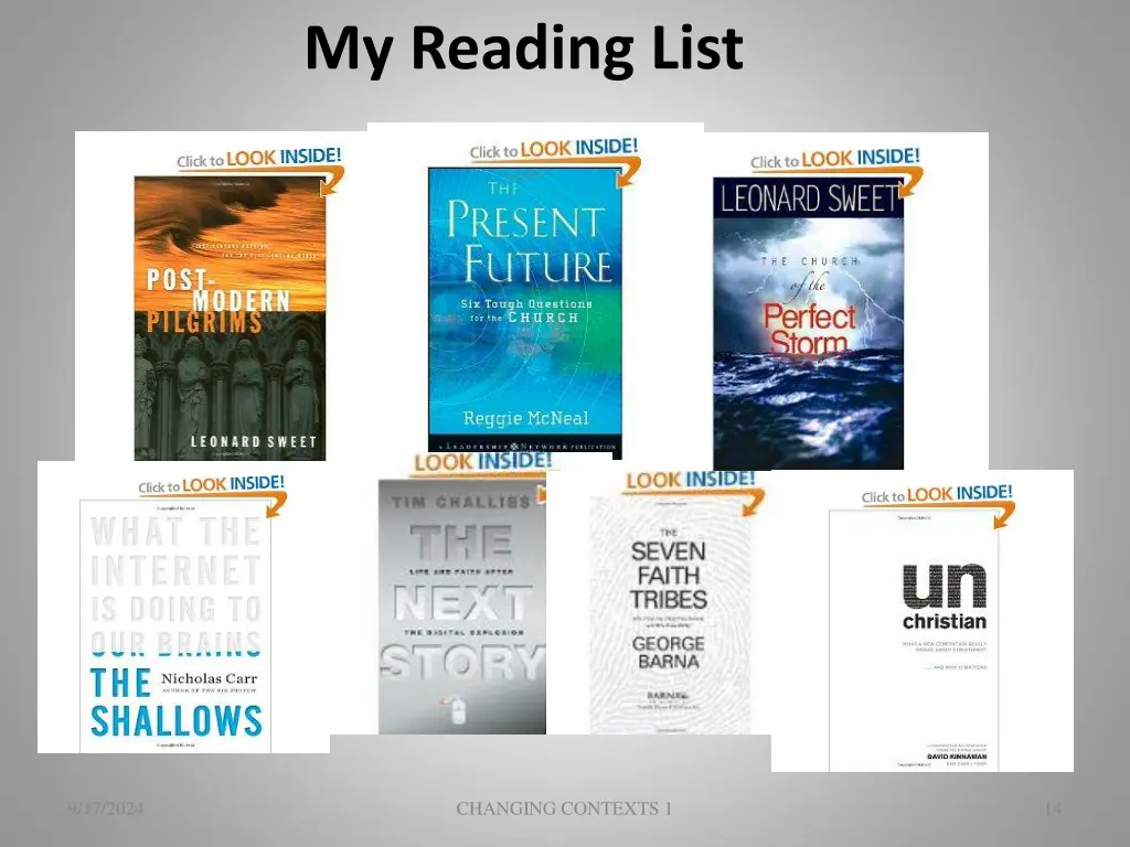 my reading list