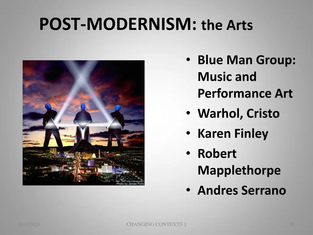 post modernism the arts