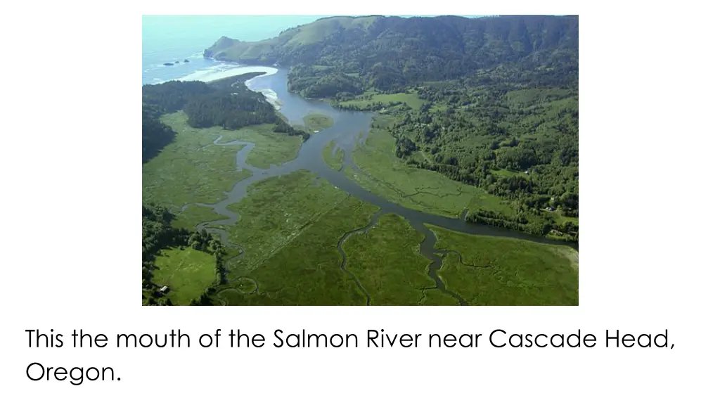 this the mouth of the salmon river near cascade