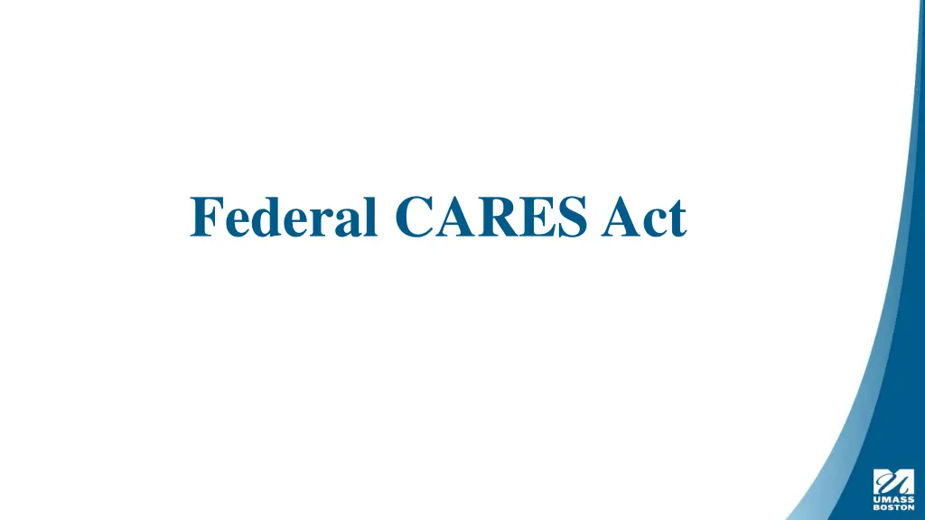 federal cares act