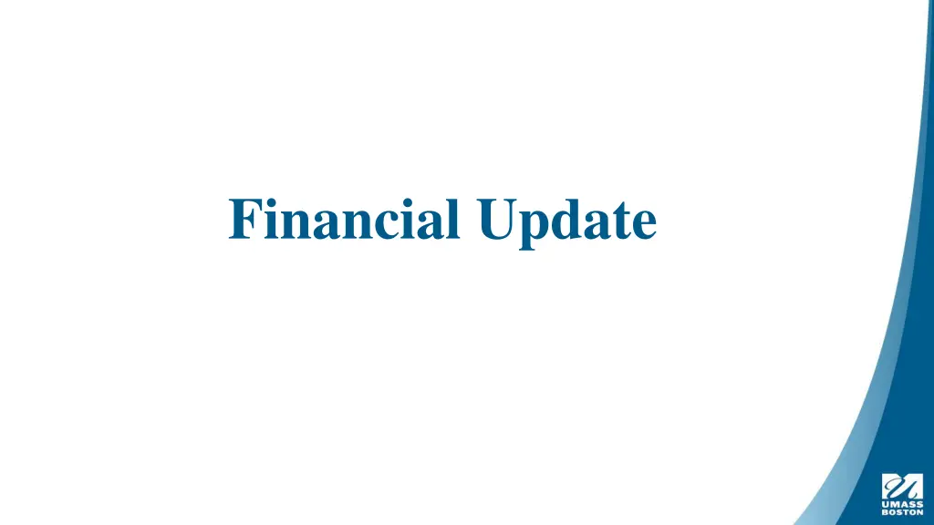 financial update