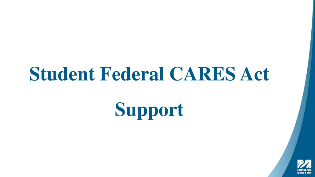 student federal cares act