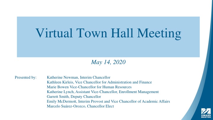 virtual town hall meeting